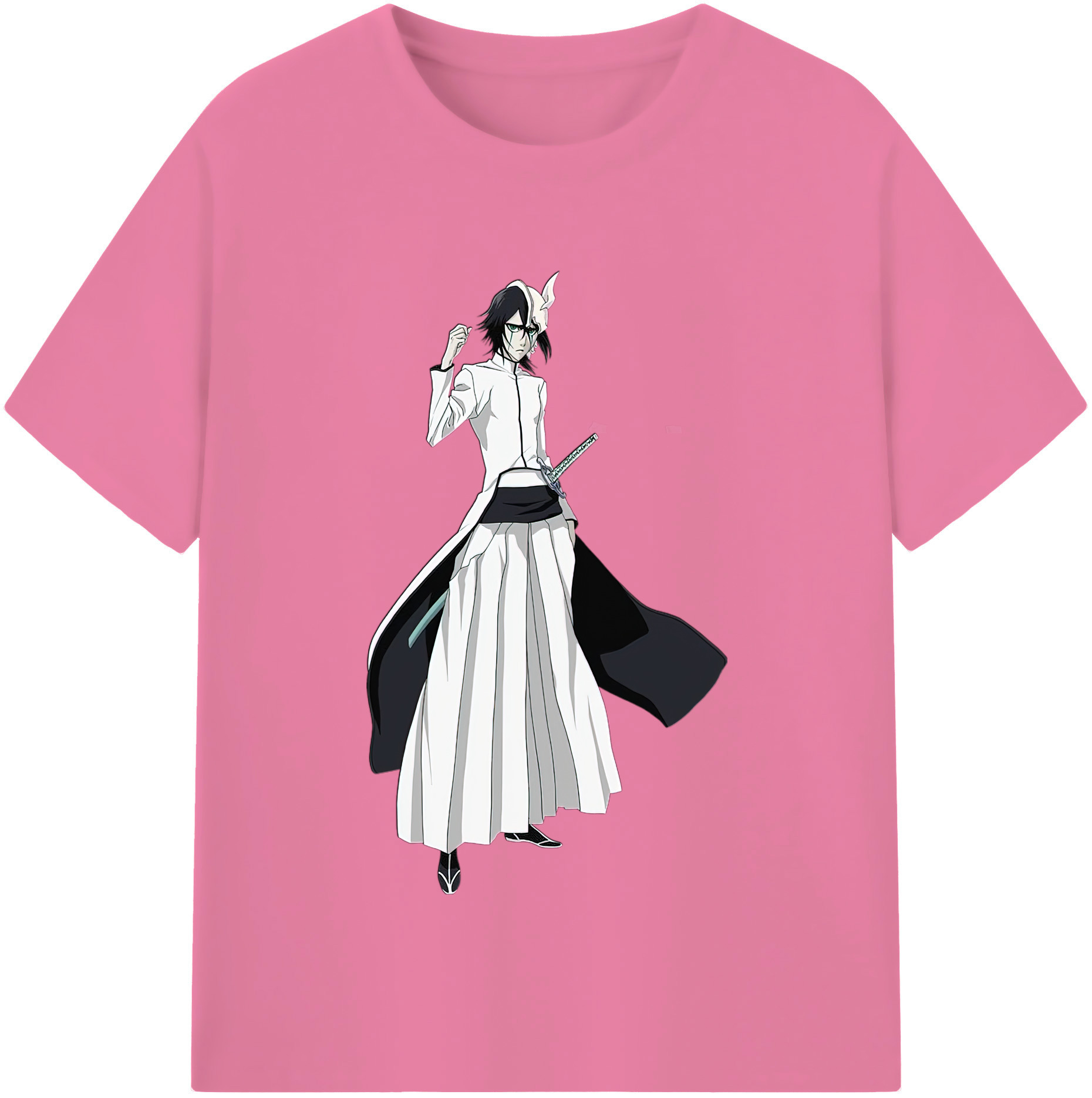 （画像用） ブリーチ ウルキオラ·シファー BLEACH Ulquiorra cifer 綿100％半袖Tシャツ（フロントプリント）